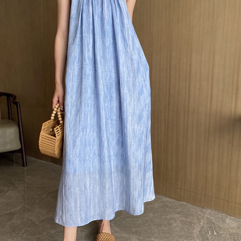 Blue Sleeveless Dress